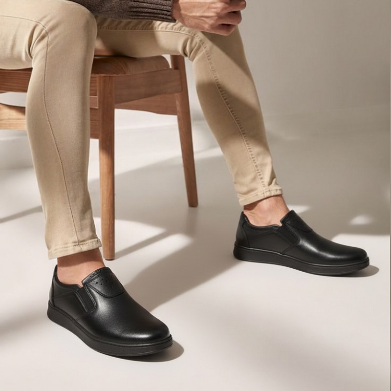 کفش روزمره مردانه مدل Shahab-مشکی